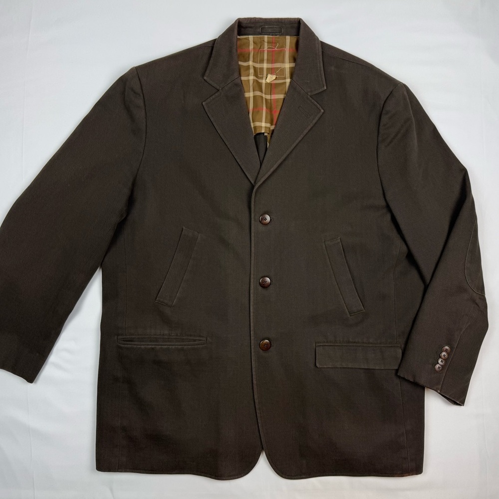 Brooks Brothers Mens Thick Twill Sport Coat Blazer 2XL Sportsman Shooting Brown